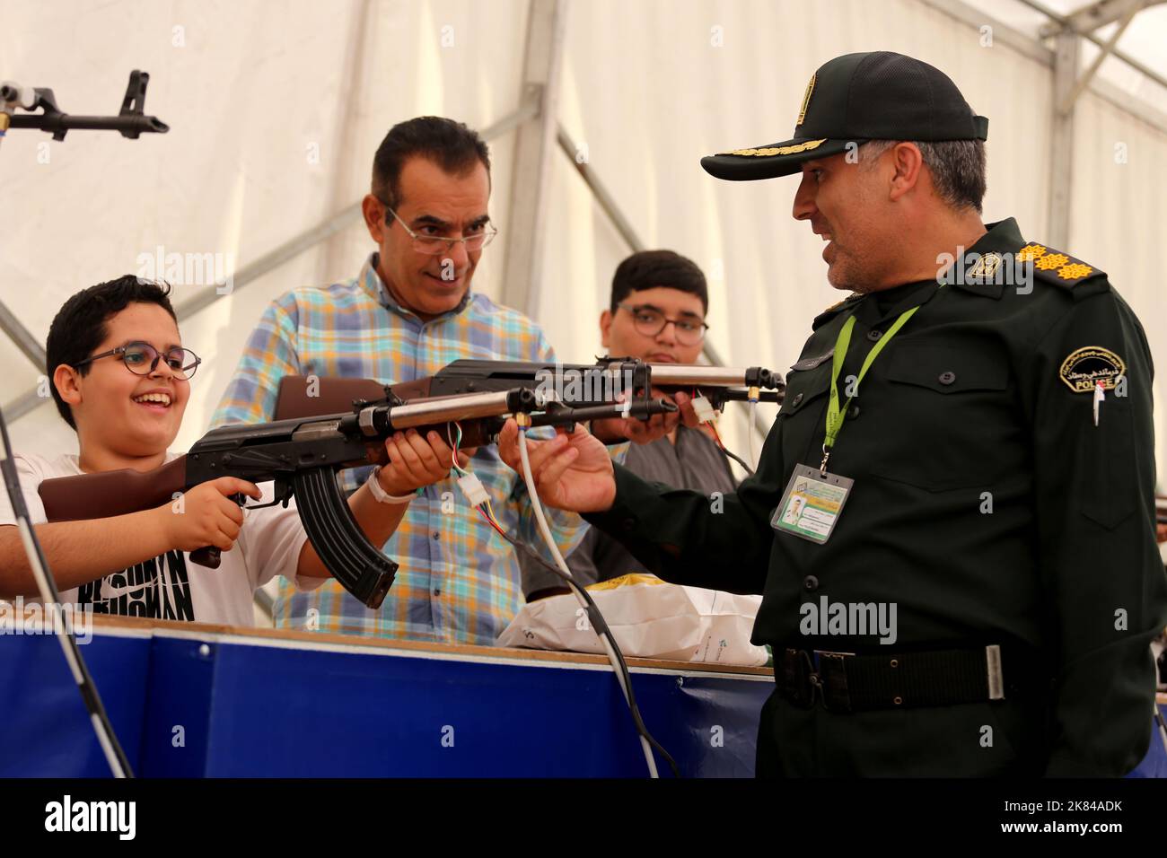 October 20, 2022, Tehran, Tehran, Iran Iranian visitors practice