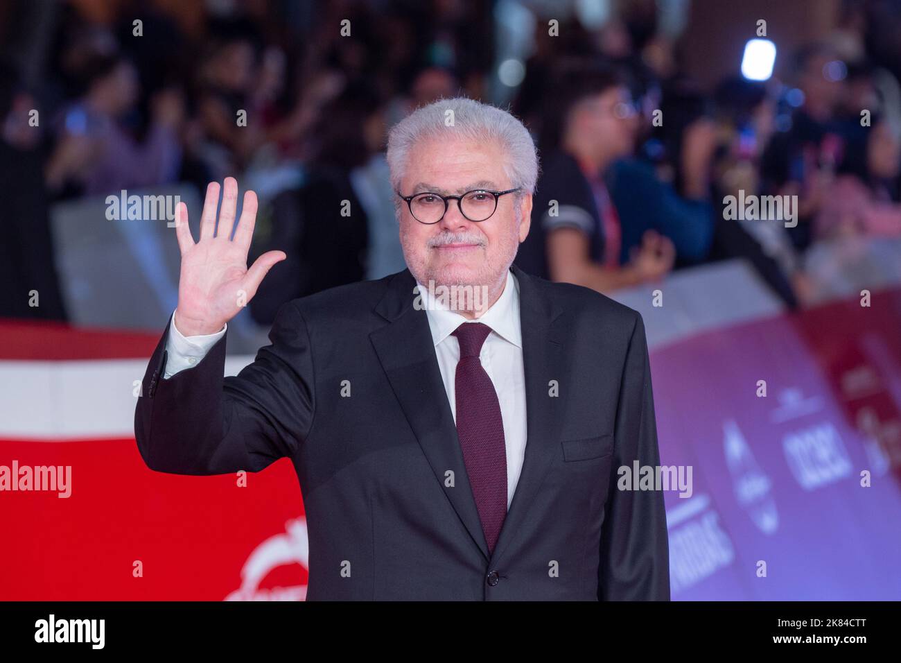 Rome, Italy. 20th Oct, 2022. Director Roberto Andò attends the red carpet of the film 'La Stranezza' during eighth day of seventeenth edition of Rome Film Fest, on 20 October 2022 (Photo by Matteo Nardone / Pacific Press) Credit: Pacific Press Media Production Corp./Alamy Live News Stock Photo