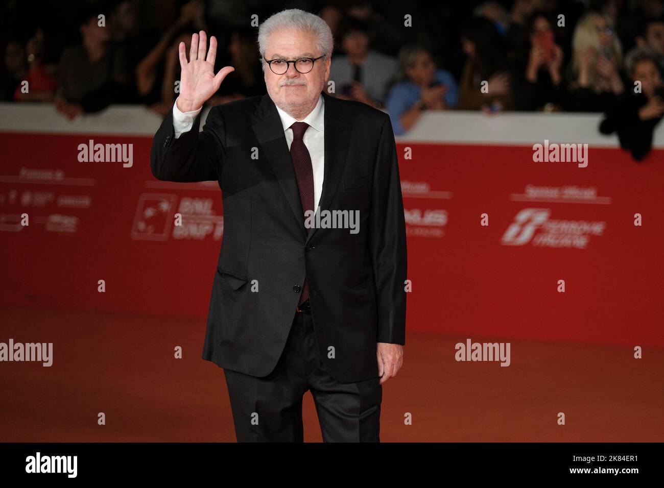 Rome, Italy. 20th Oct, 2022. Roberto Andò for 'La stranezza' film on red carpet during he Rome Film Festival. (Photo by Elena Vizzoca/Pacific Press) Credit: Pacific Press Media Production Corp./Alamy Live News Stock Photo