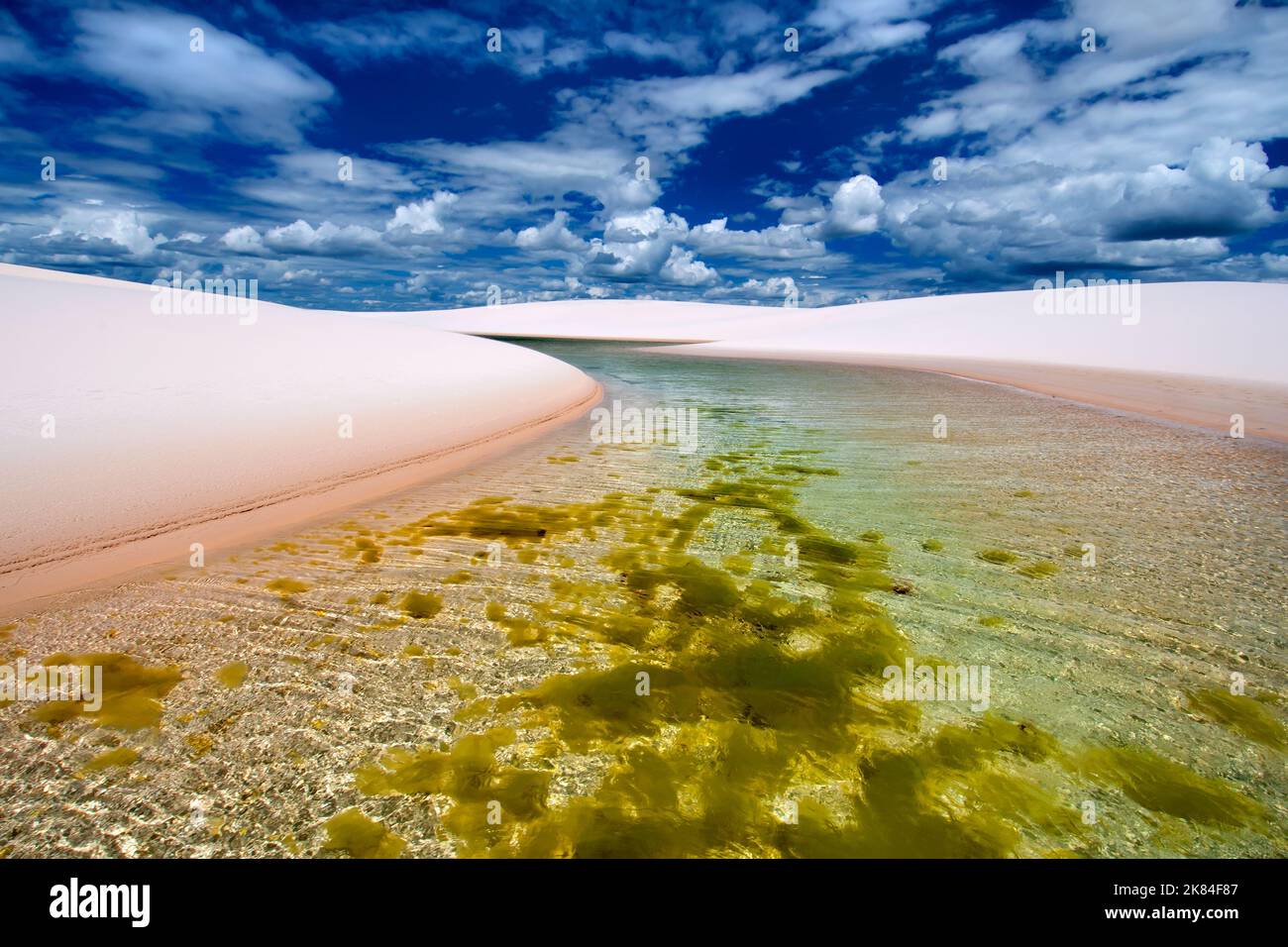 Lencois Maranhenses is National Park in the state of Maranhao, Brazil