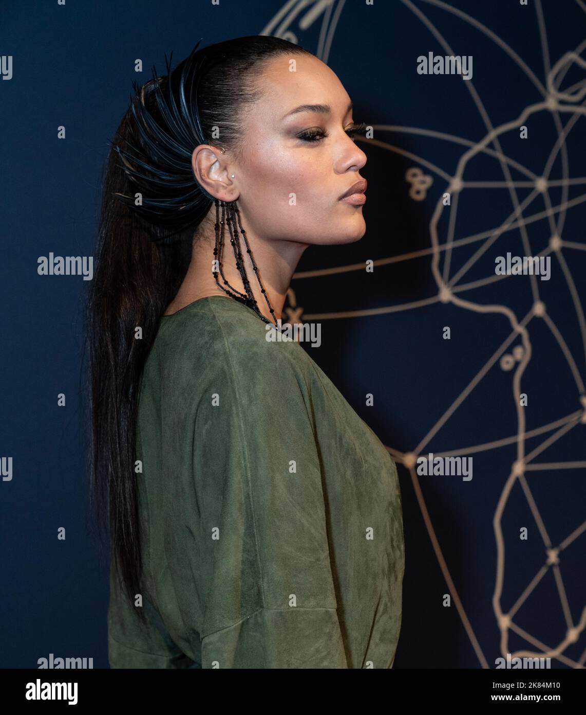 Lameka Fox attends DKMS annual gala 2022 at Cipriani Wall Street on