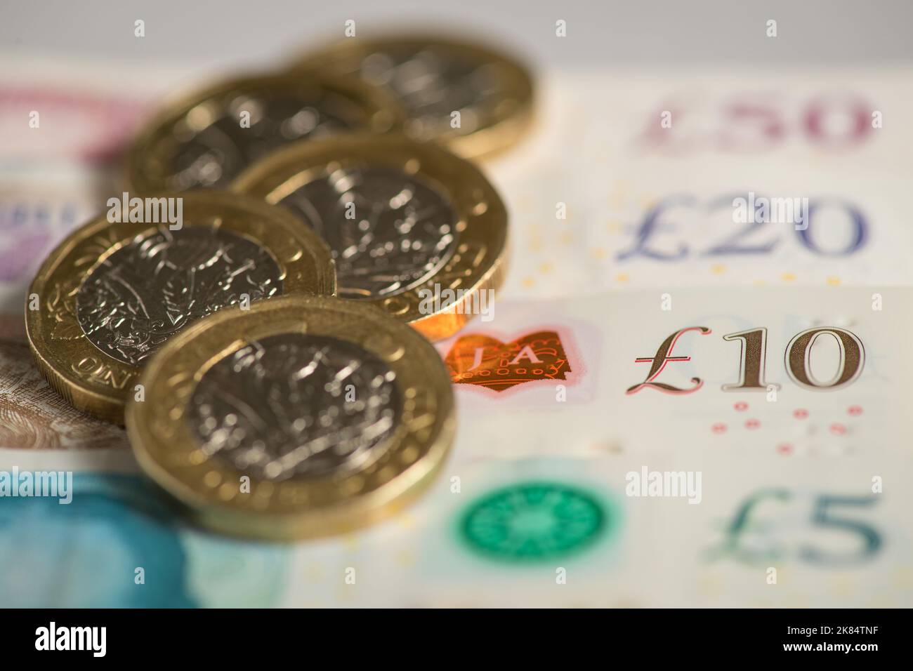 File photo dated 26/01/18 of money. Consumer confidence rose slightly in October but remains at near historic lows as the UK grapples with the 'new abnormal' of soaring energy, food and mortgage costs. GfK's long-running Consumer Confidence Index clawed back two points but continues to languish at an overall score of minus 47. Issue date: Friday October 21, 2022. Stock Photo