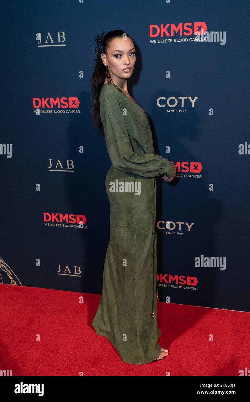 New York, USA. 20th Oct, 2022. Lameka Fox attends DKMS annual gala 2022