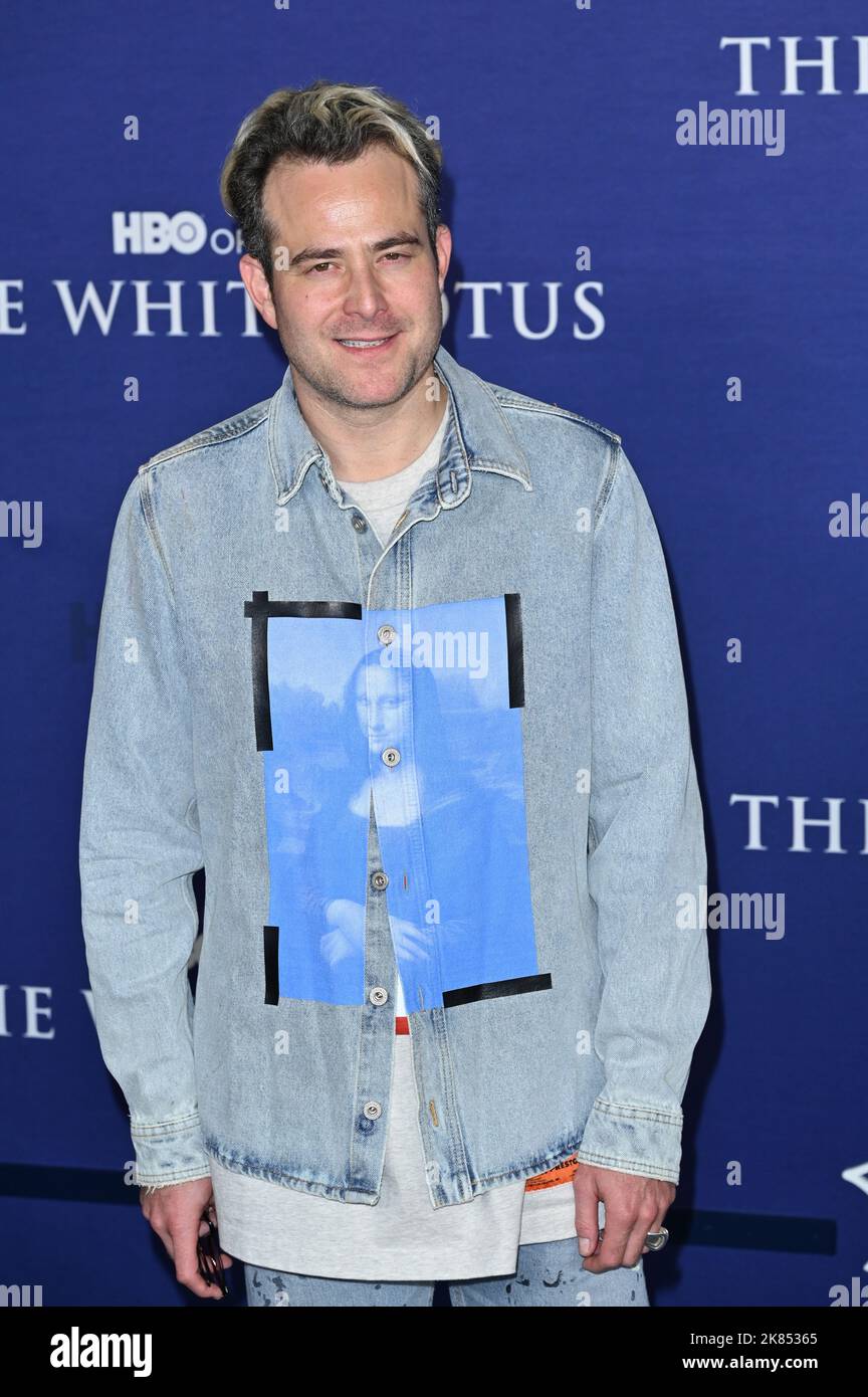 Los Angeles, USA. 20th Oct, 2022. Max Borenstein at the season 2 premiere for HBO's 'The White Lotus' at Goya Studios, Hollywood. Picture Credit: Paul Smith/Alamy Live News Stock Photo
