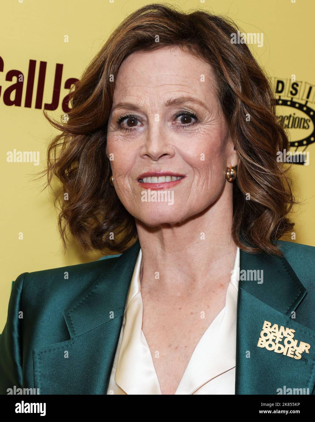 Los Angeles, USA. 20th Oct, 2022. LOS ANGELES, CALIFORNIA, USA - OCTOBER 20: American actress Sigourney Weaver arrives at the Los Angeles Premiere Of Roadside Attractions' 'Call Jane' held at the Skirball Cultural Center on October 20, 2022 in Los Angeles, California, USA. (Photo by Xavier Collin/Image Press Agency) Credit: Image Press Agency/Alamy Live News Stock Photo