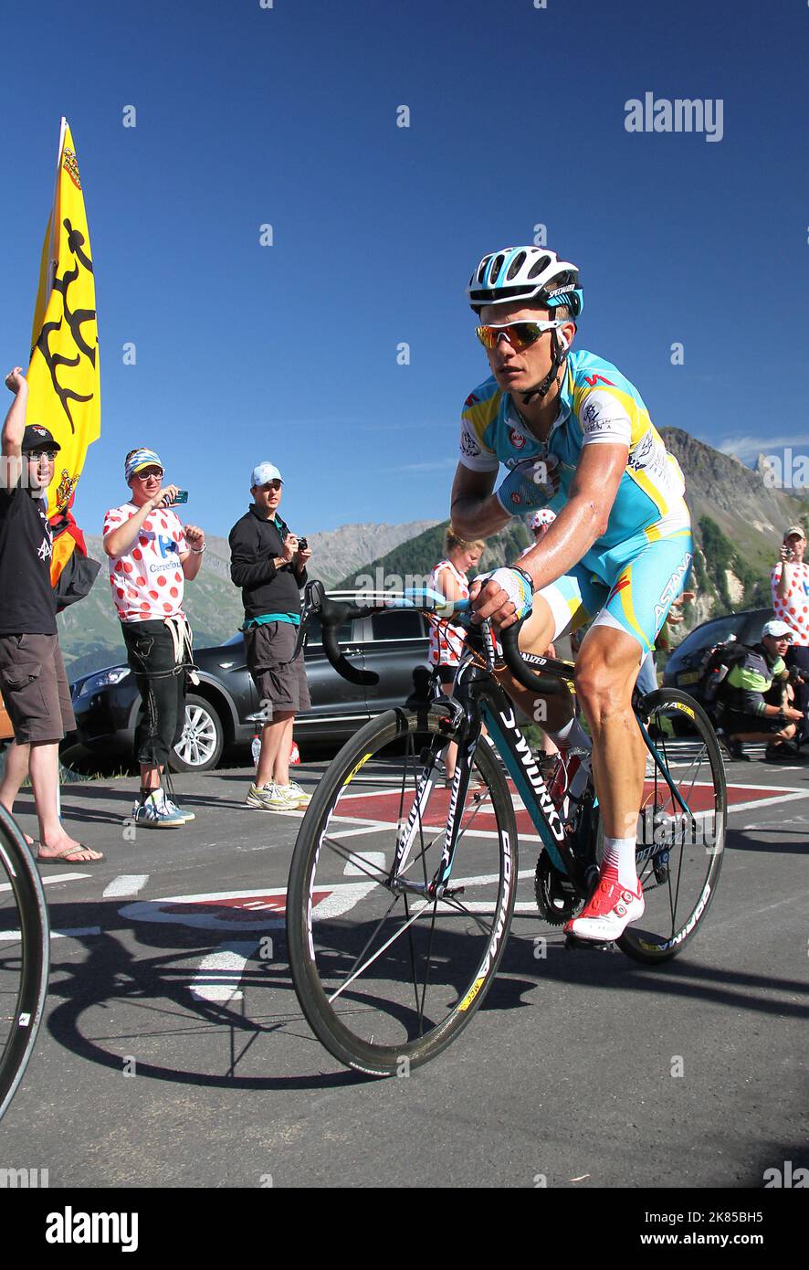 Veste Cycliste Astana Pro Team 2010 - MOA Taille L - Vinokourov - Bleue
