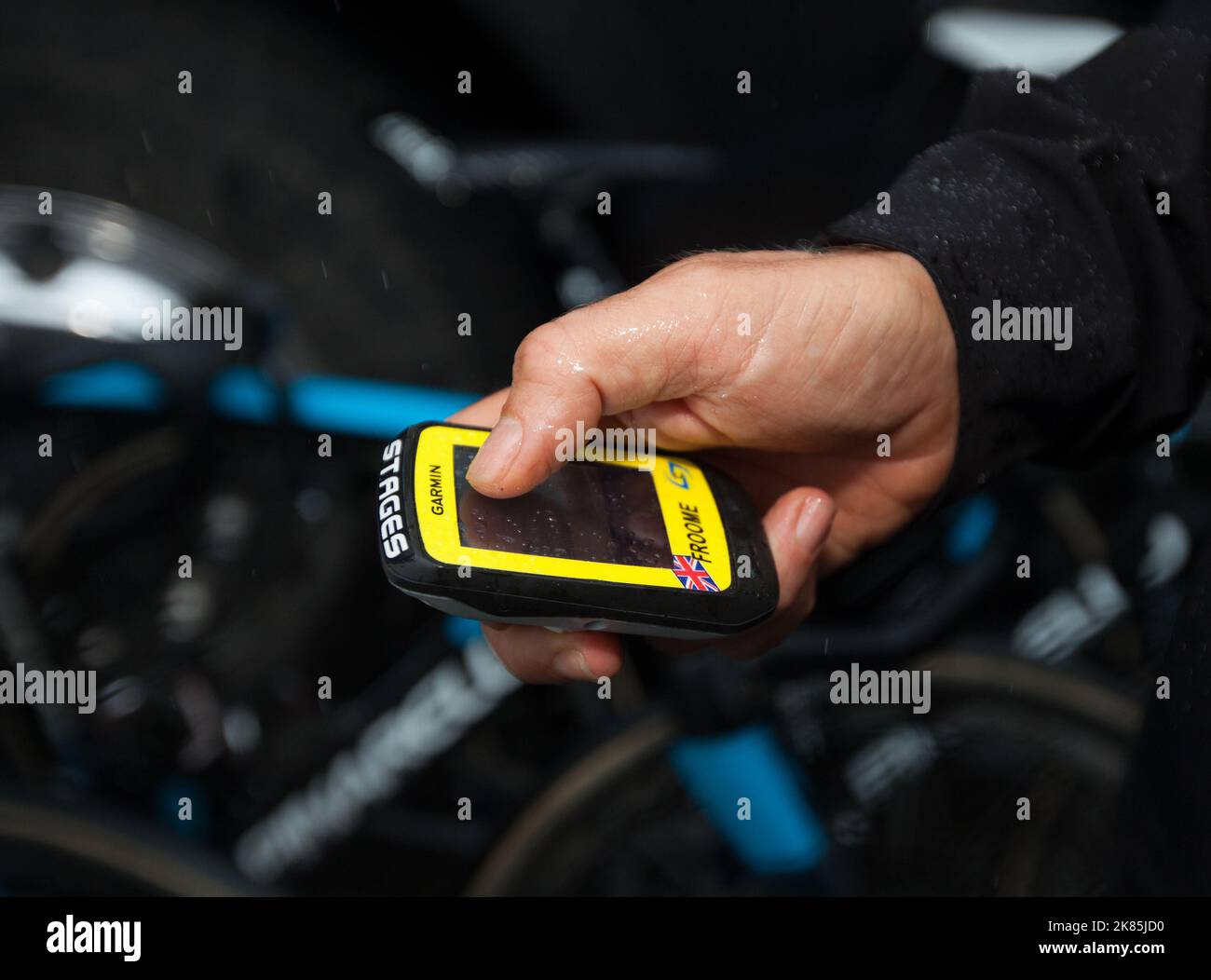 Garmin bike hi-res stock photography and images - Alamy