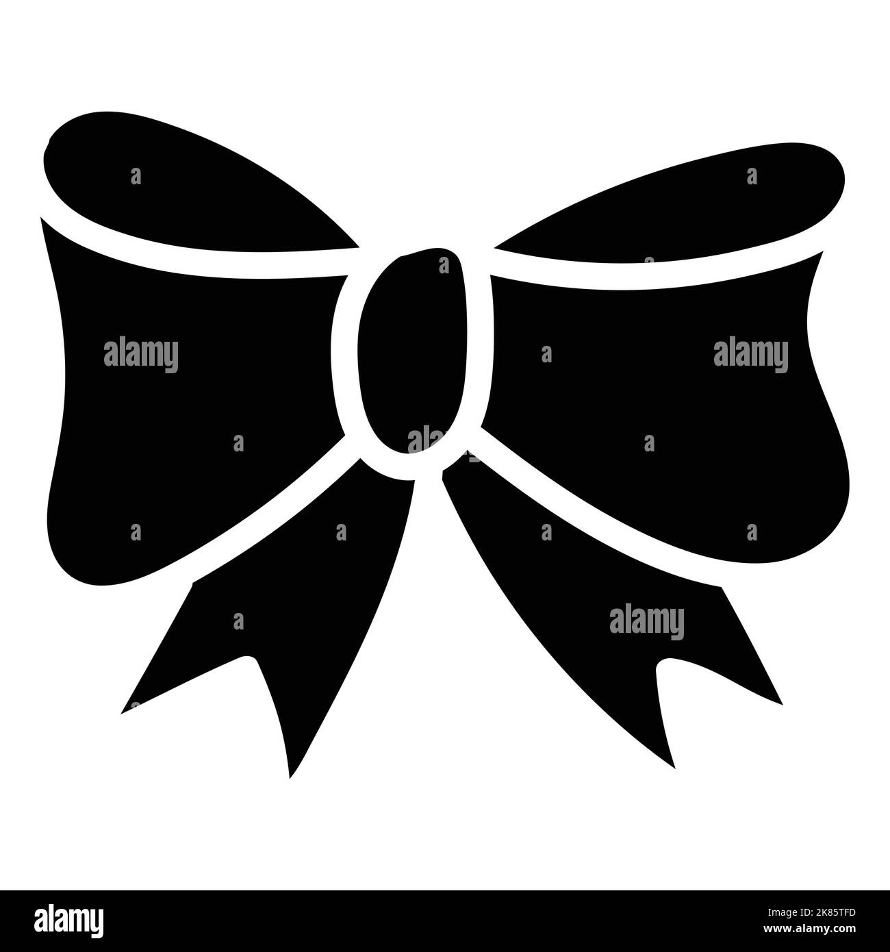 Isolated Decorative Bow Vector Illustration Stock Vector