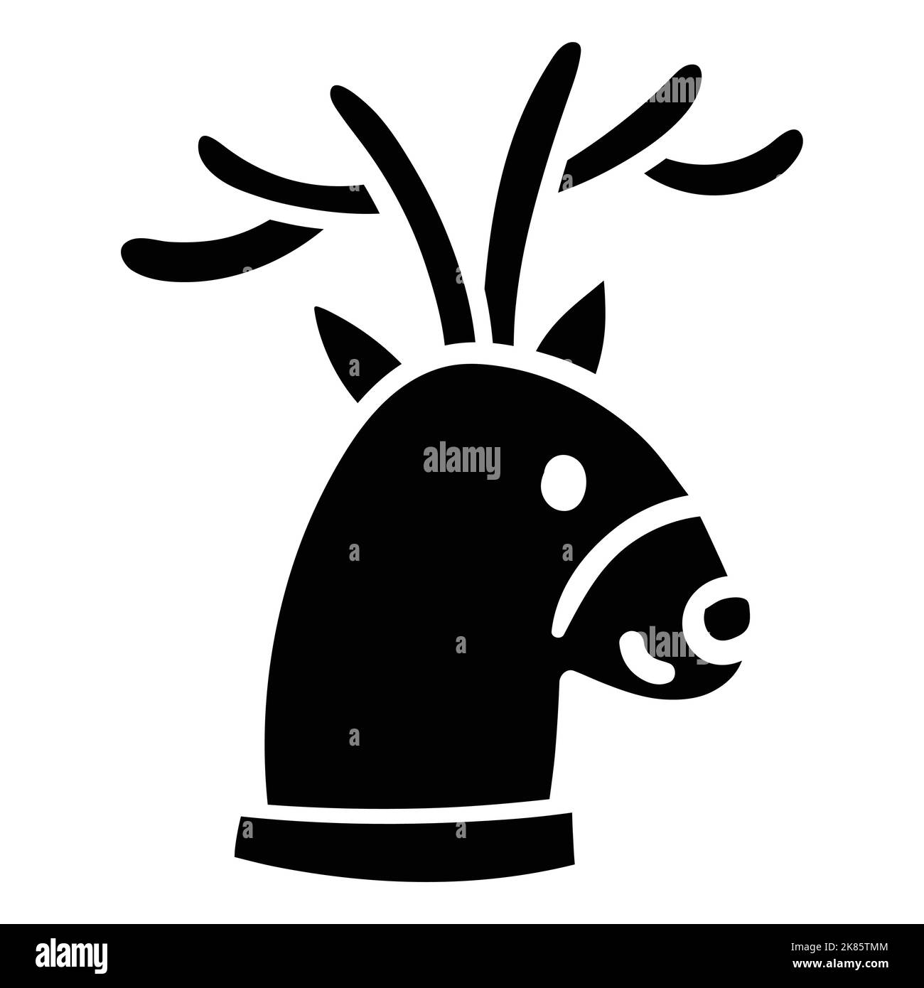 Isolated Christmas Reindeer Vector Illustration Stock Vector Image & Art Alamy
