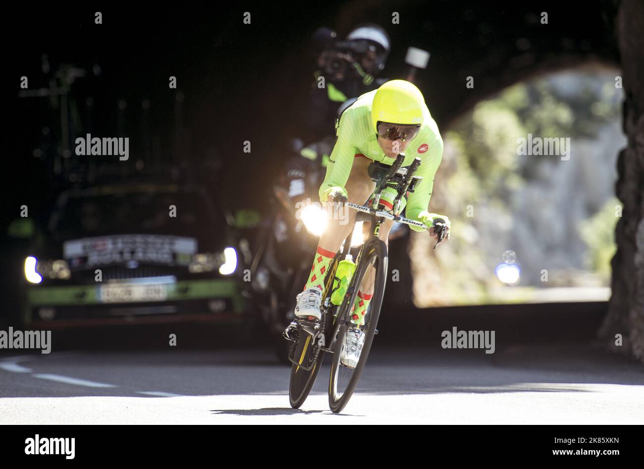 Pierre Rolland (FRA) of team Cannondale Drapac Stock Photo