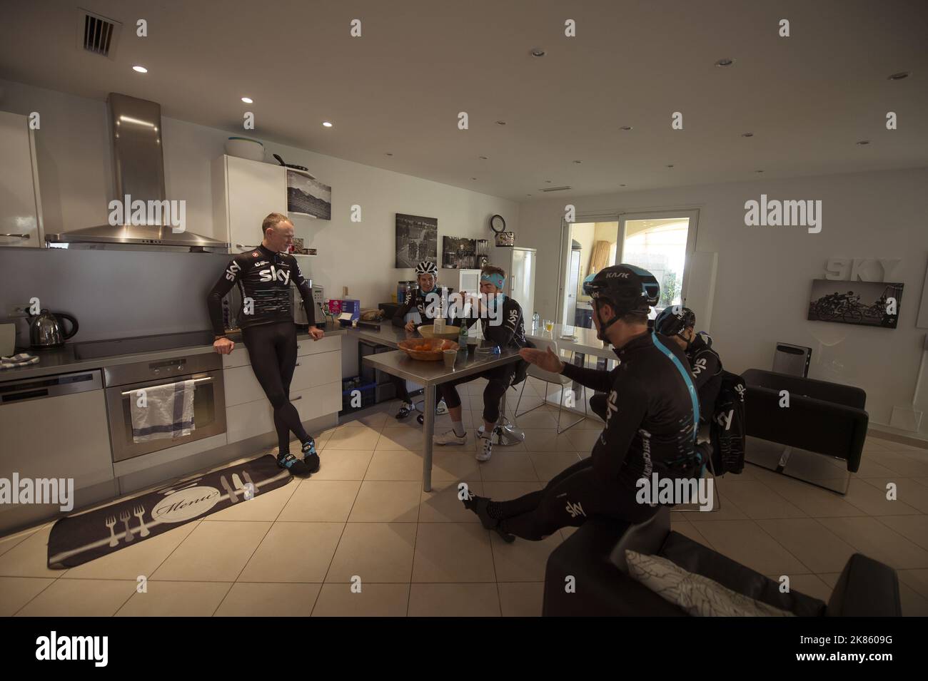 Sky Training Camp - In the Team House in Monaco - Head of Team ...