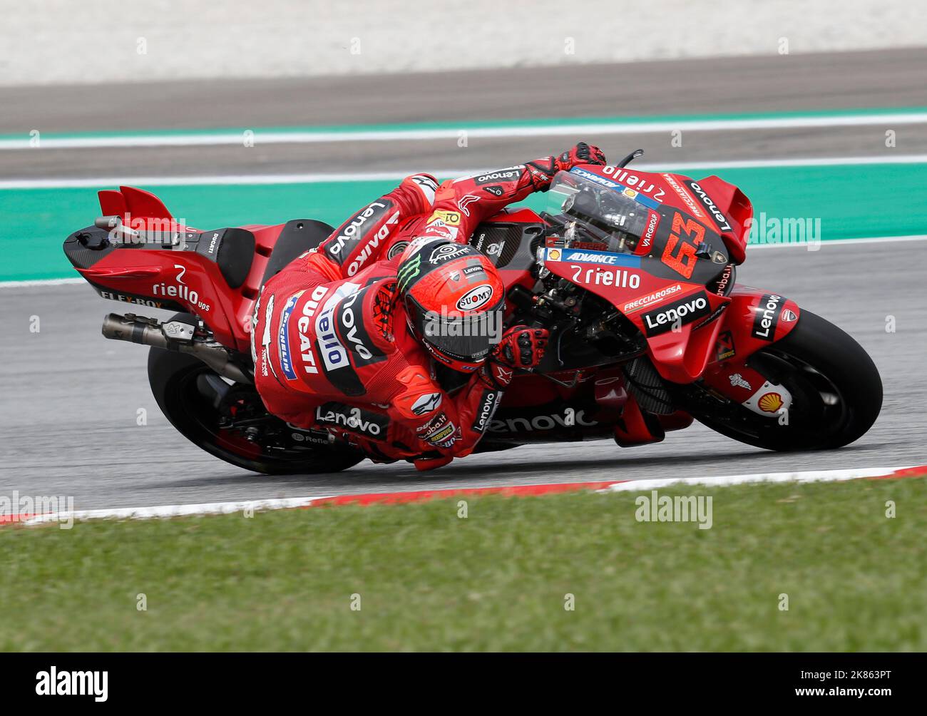 Kuala Lumpur, Malaysia. 21st Oct, 2022. Italian rider Francesco Bagnaia