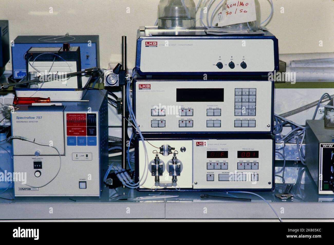 Laboratory of biology, Lyon, France, archives 90ies Stock Photo - Alamy