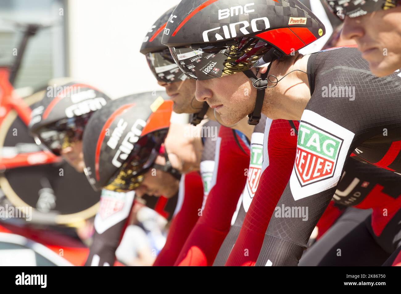 BMC Racing team before the race Stock Photo - Alamy