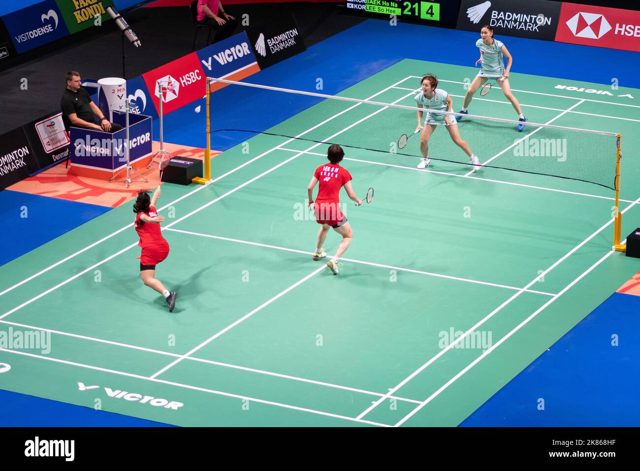Denmark open 2022 presented by victor hi-res stock photography and images