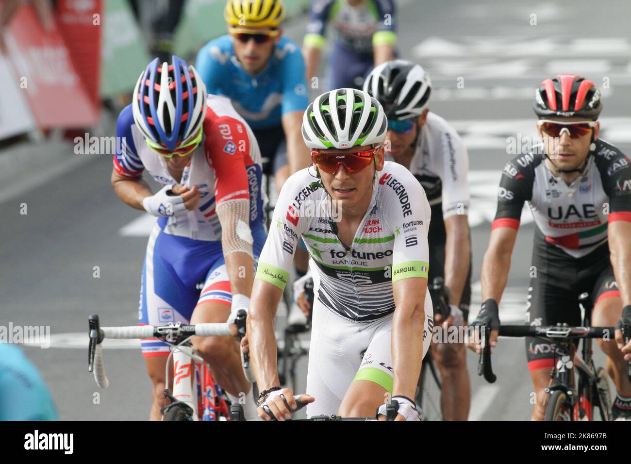 Gianni Moscon thrown out of Tour de France for hitting Fortuneo-Samsic