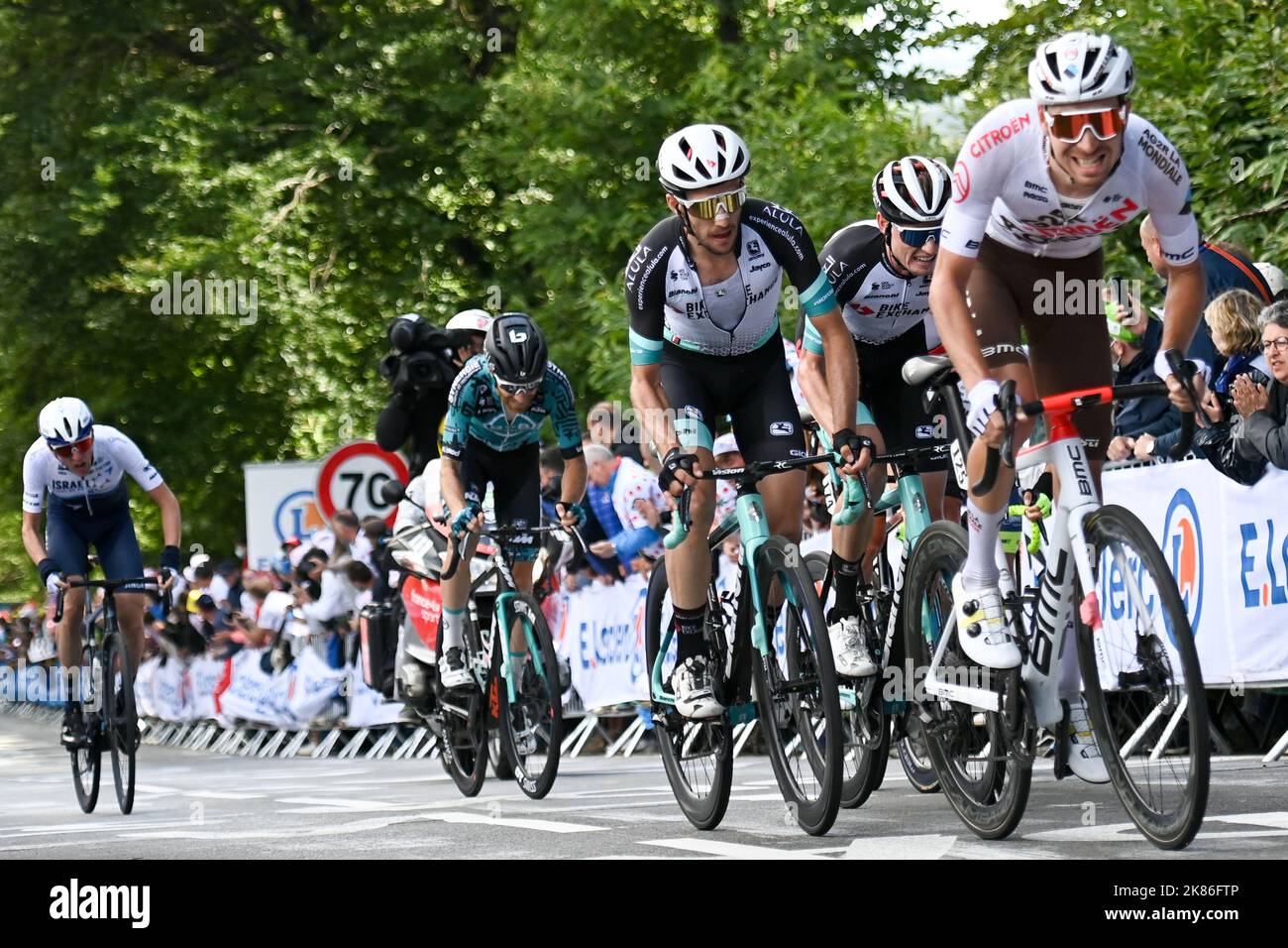 Great Britain's Simon Yates for team Bike Exchange rides on the final
