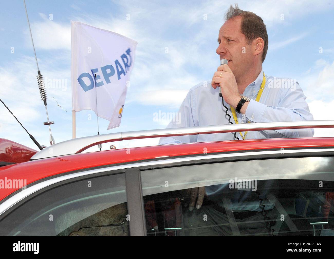 Tour de France director Christian Prudhomme Stock Photo Alamy