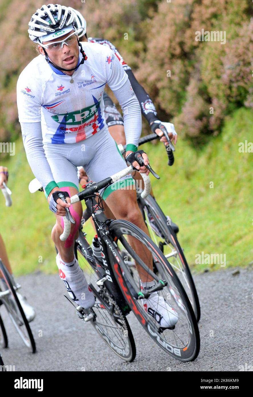 Danilo Di Luca (LPR Brakes - Ballan) during the Tour of Britain Stock ...