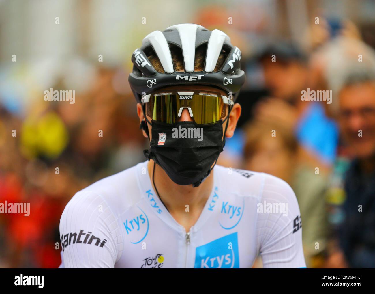 Tadej Pogaar Tadej POGAÄŒAR at the start of Tour De France, Stage 6, France, 7th