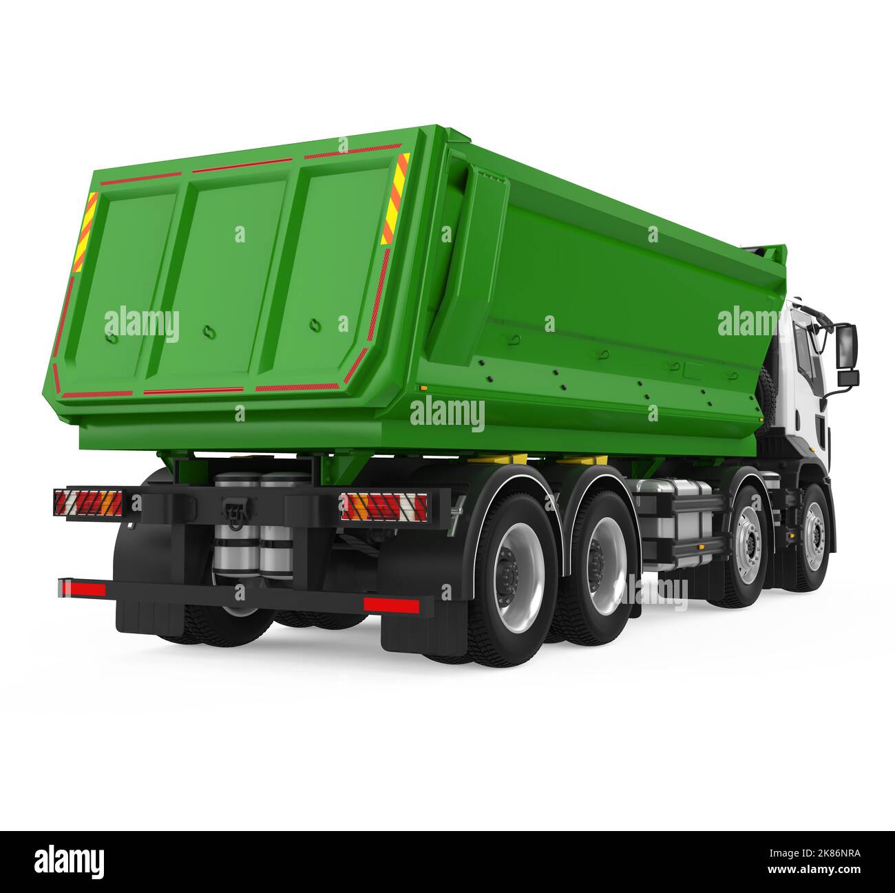Tipper Dump Truck Isolated Stock Photo - Alamy