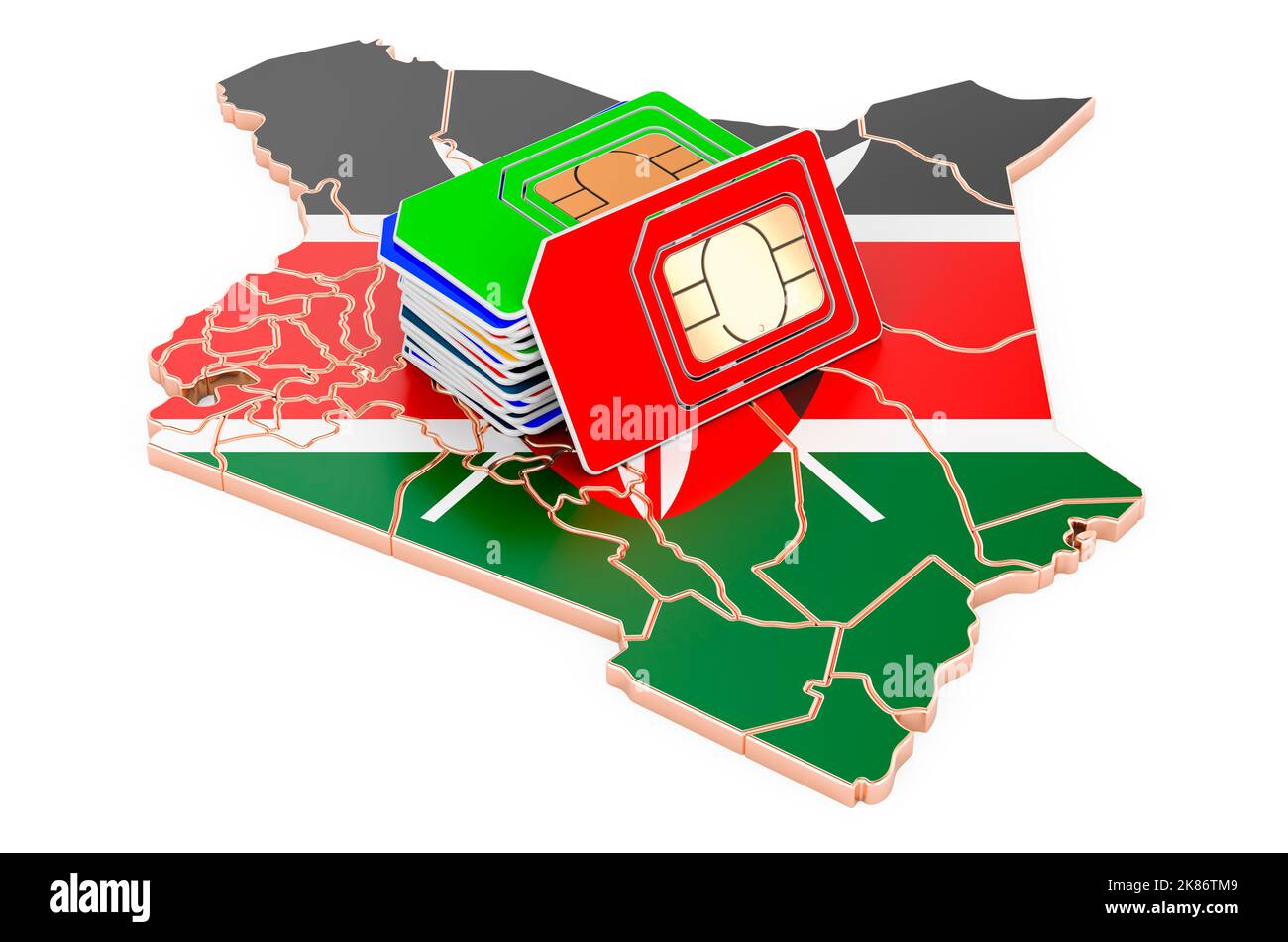 Mobile phone map kenya hires stock photography and images Alamy