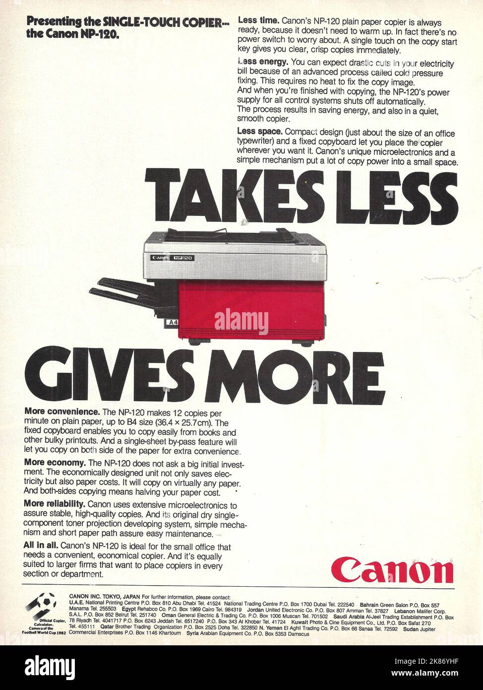 Canon copier Canon copy machine Canon old vintage magazine ...