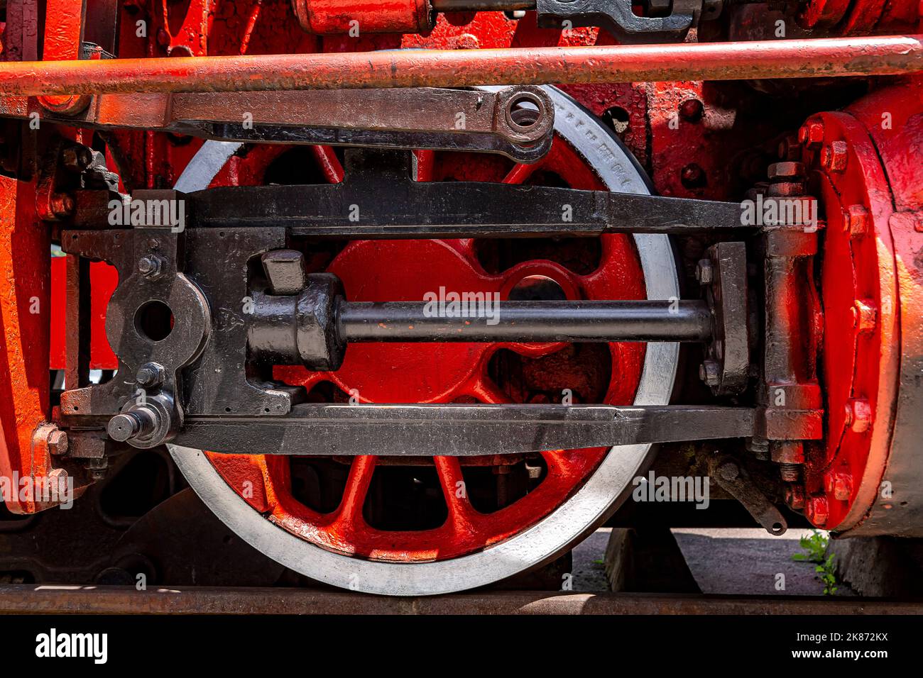 Component parts of a steam Stock Photo Alamy