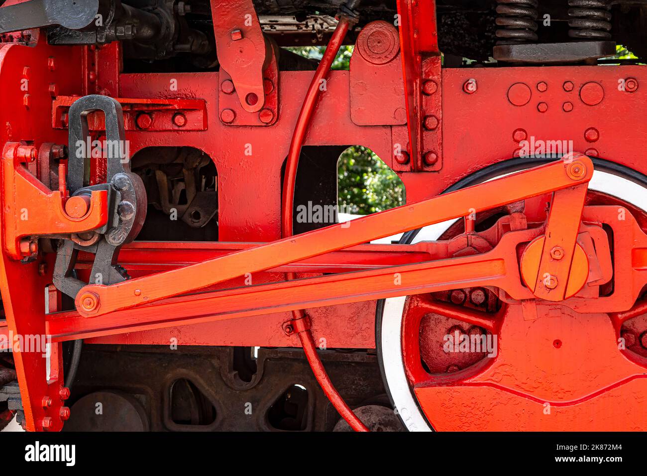 Component parts of a steam Stock Photo Alamy