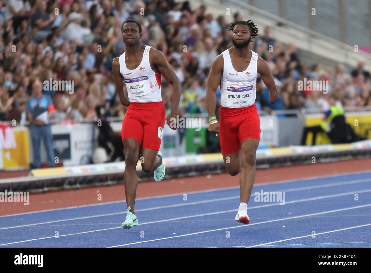 Ola ABIDOGUN & Emmanuel Temitayo OYINBOCOKER of England in the Men's
