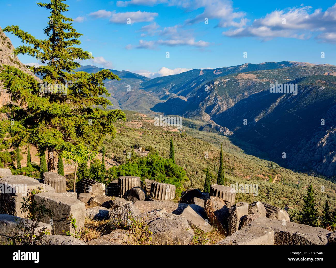 Delphi Archaeological Site, Pleistos River Valley, Delphi, UNESCO World