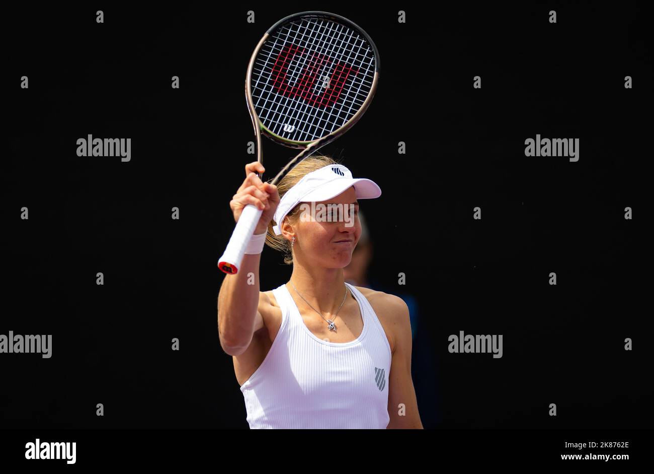 Liudmila Samsonova Of Russia In Action Against Aryna Sabalenka Of Belarus During The Second