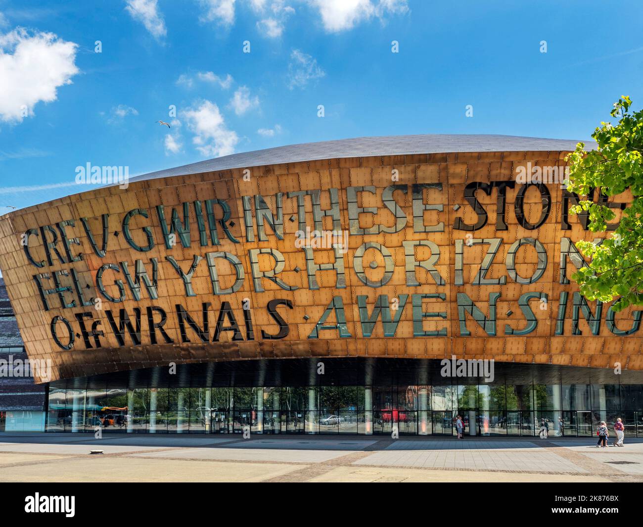 Wales Millennium Centre, Cardiff, Wales, United Kingdom, Europe Stock Photo