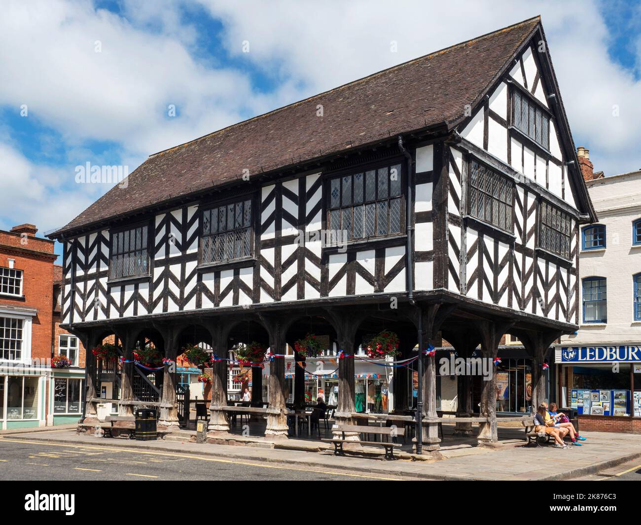 Market Hall, Ledbury, Herefordshire, England, United Kingdom, Europe Stock Photo