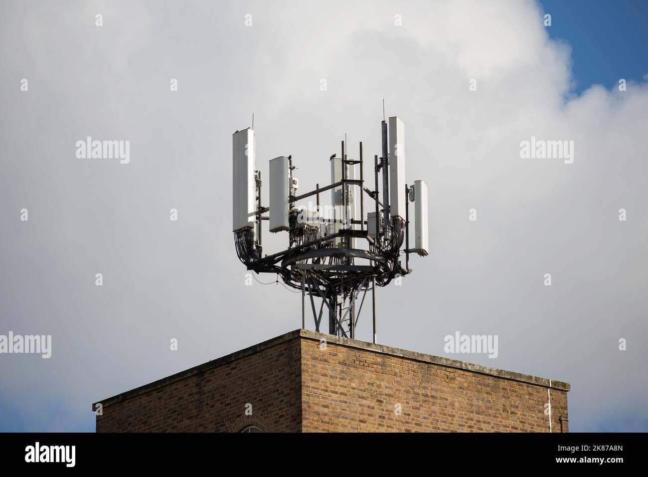Mobile 5G Phone Mast Norbury London uk Stock Photo Alamy