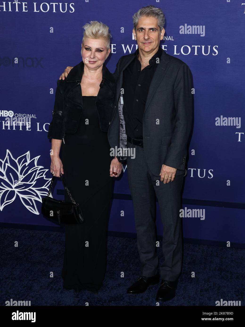 Hollywood, USA. 20th Oct, 2022. HOLLYWOOD, LOS ANGELES, CALIFORNIA, USA - OCTOBER 20: Victoria Imperioli and Michael Imperioli arrive at the Los Angeles Premiere Of HBO's Original Series 'The White Lotus' Season 2 held at Goya Studios on October 20, 2022 in Hollywood, Los Angeles, California, USA. (Photo by David Acosta/Image Press Agency) Credit: Image Press Agency/Alamy Live News Stock Photo