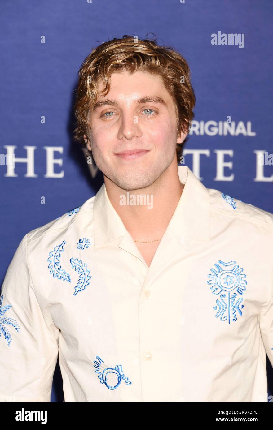 LOS ANGELES, CA - OCTOBER 20: Lukas Gage attends the Los Angeles Season
