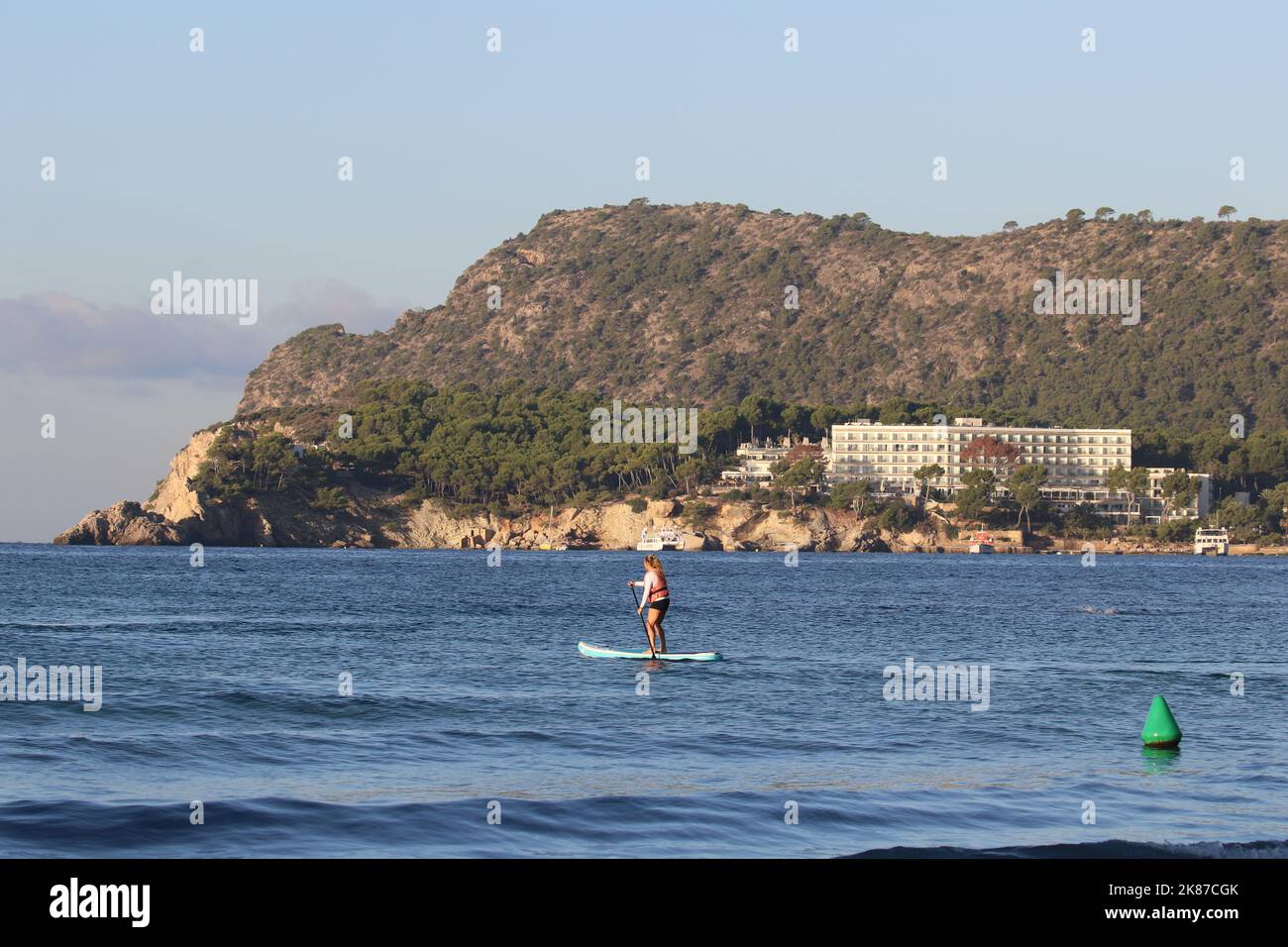 scenic beach in Mallorca Stock Photo