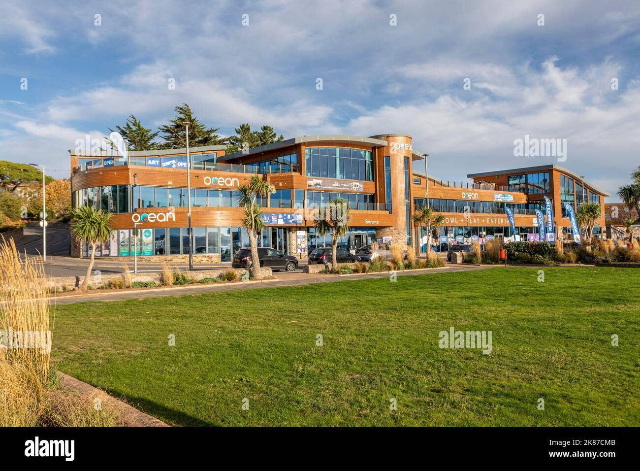 The Ocean entertainment centre on Exmouth seafront Stock Photo
