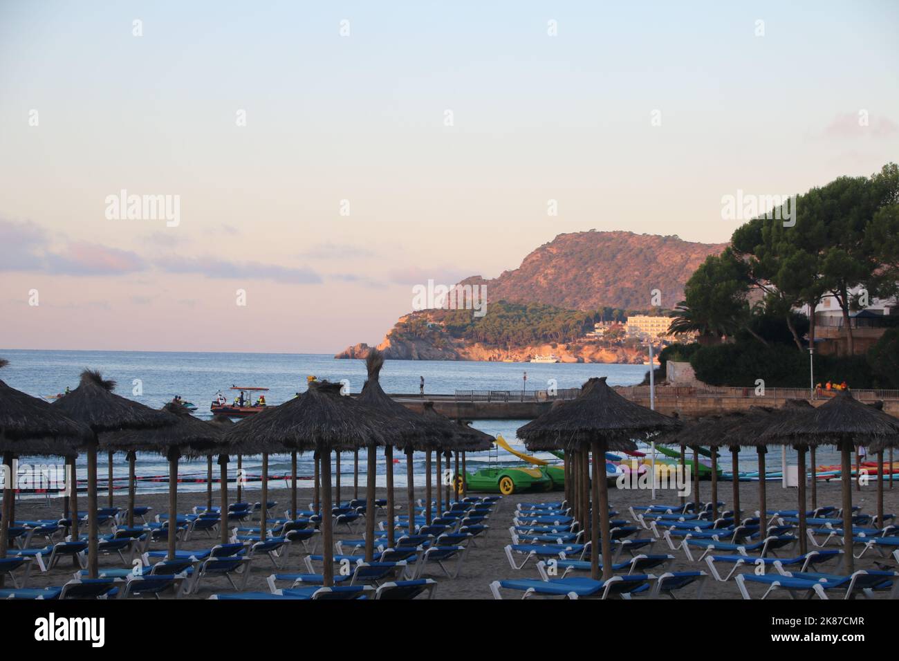 scenic beach in Mallorca Stock Photo