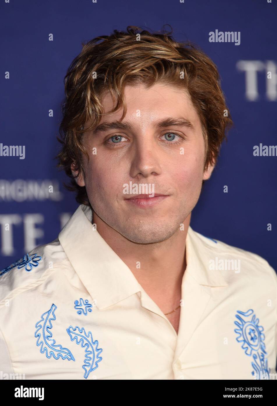 Los Angeles, USA. 20th Oct, 2022. Lucas Gage arriving at the "The White