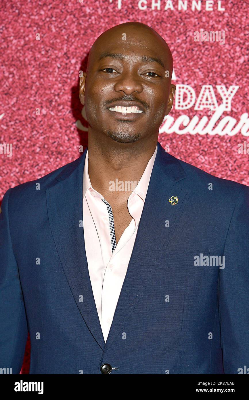BJ Britt attends Hallmark Channel's Countdown to Christmas on October