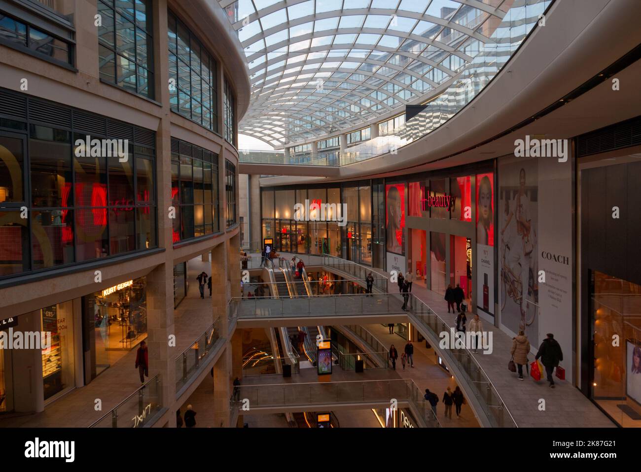St James Quarter shopping mall, Edinburgh Stock Photo