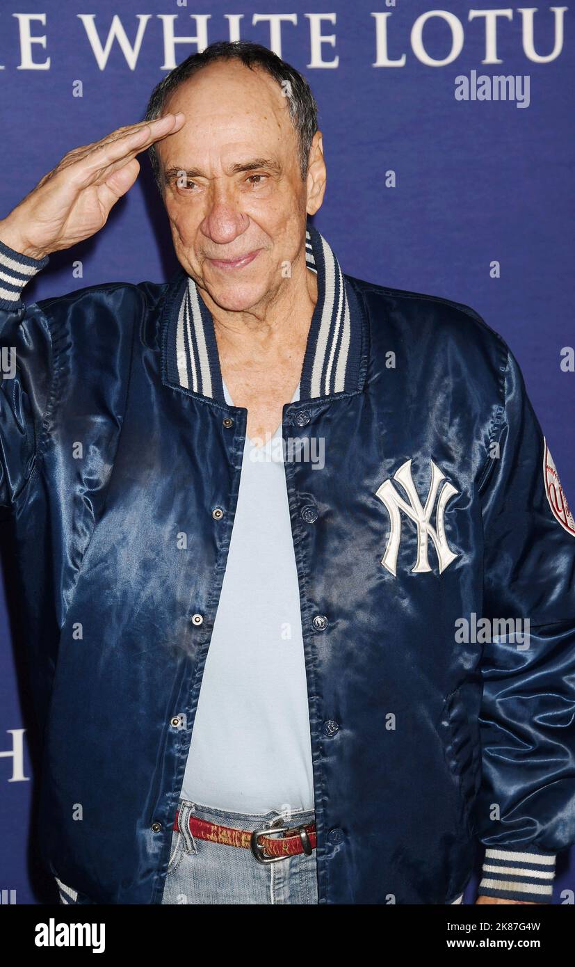 Los Angeles, USA. 20th Oct, 2022. F. Murray Abraham attends the Los Angeles Season 2 Premiere of HBO Original Series 'The White Lotus' at Goya Studios on October 20, 2022 in Los Angeles, California. Credit: Jeffrey Mayer/Jtm Photos/Media Punch/Alamy Live News Stock Photo