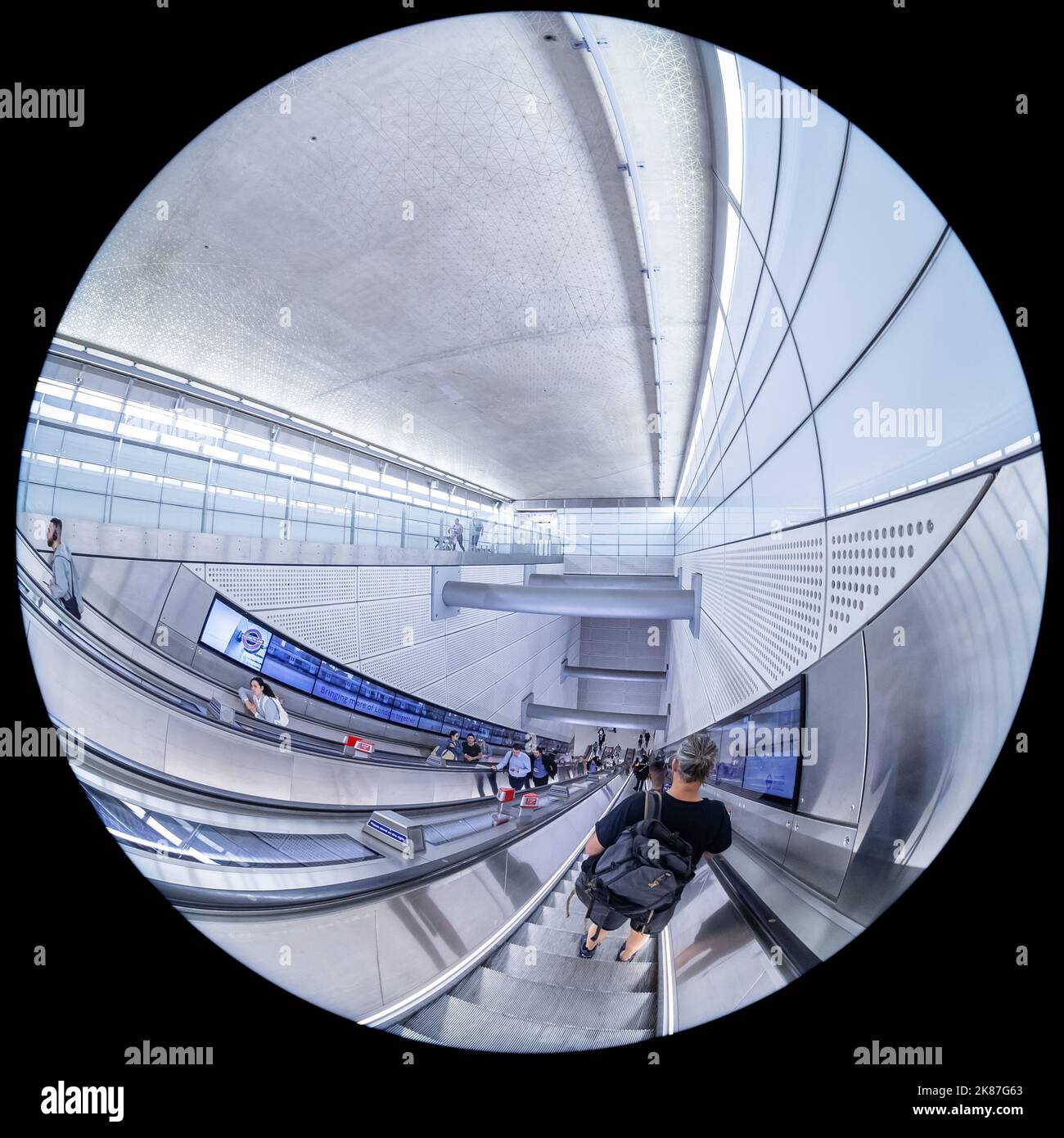 Tottenham Court Road - Elizabeth Line Station Stock Photo - Alamy