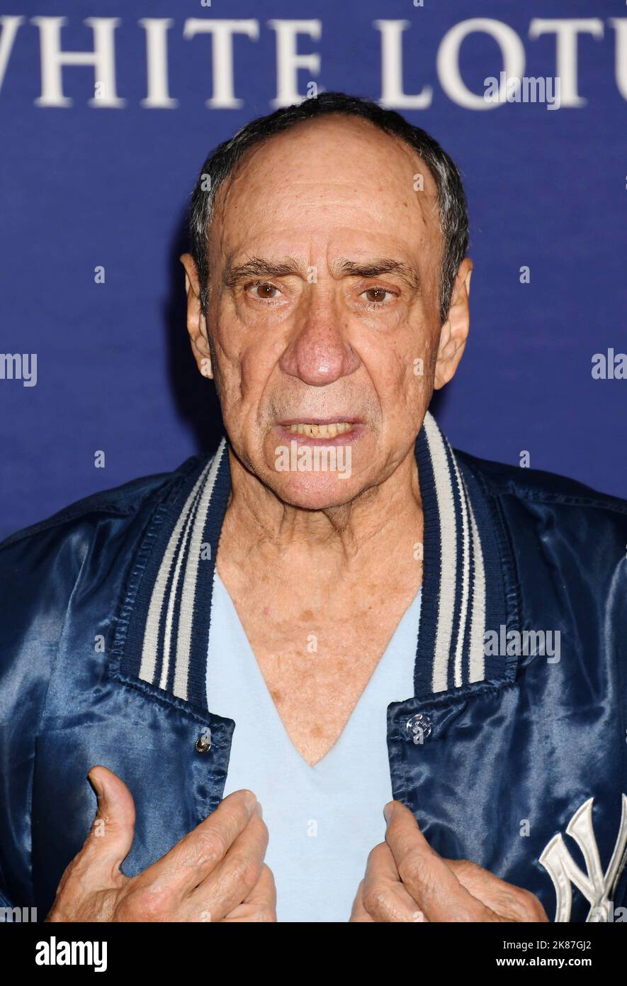 Los Angeles, USA. 20th Oct, 2022. F. Murray Abraham attends the Los Angeles Season 2 Premiere of HBO Original Series 'The White Lotus' at Goya Studios on October 20, 2022 in Los Angeles, California. Credit: Jeffrey Mayer/Jtm Photos/Media Punch/Alamy Live News Stock Photo