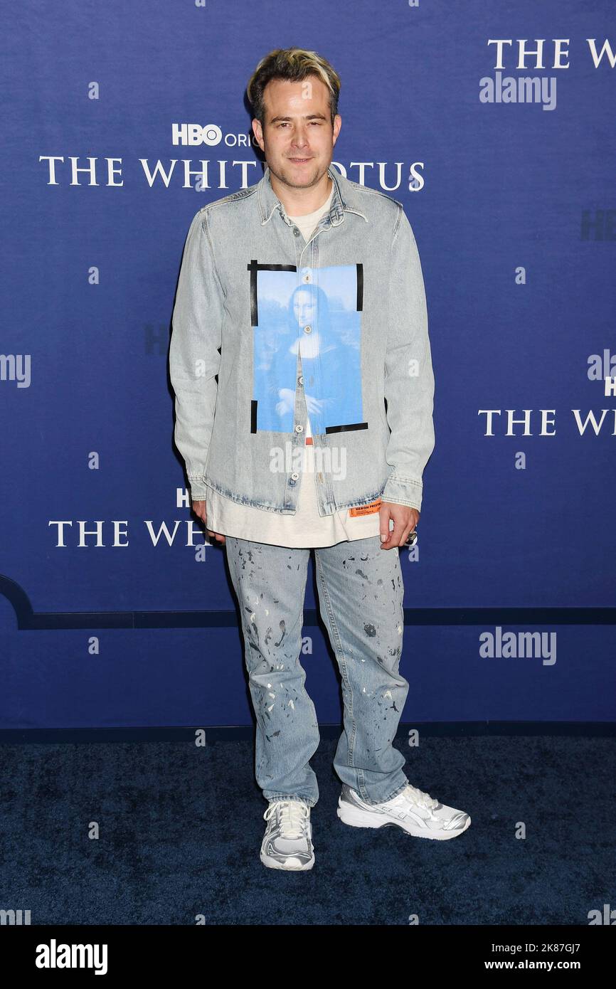 Los Angeles, USA. 20th Oct, 2022. Max Borenstein attends the Los Angeles Season 2 Premiere of HBO Original Series 'The White Lotus' at Goya Studios on October 20, 2022 in Los Angeles, California. Credit: Jeffrey Mayer/Jtm Photos/Media Punch/Alamy Live News Stock Photo