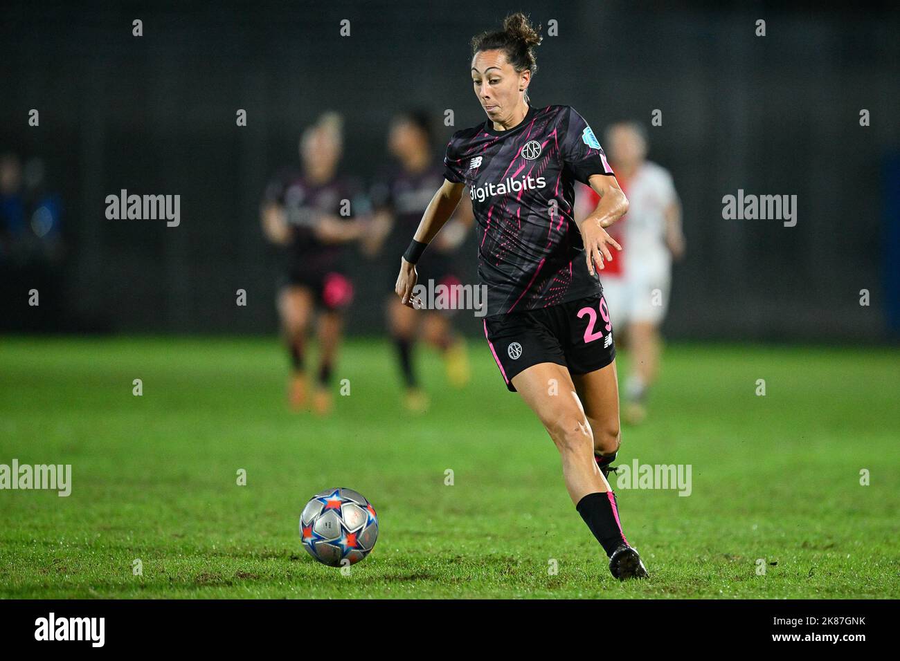 Paloma Lazaro of AS Roma during UEFA Women Champions League 2022 2023 Match, Domenico Francioni Stadium, Roma v Slavia Praha 20 October 2022 (Photo by AllShotLive/Sipa USA) Credit: Sipa USA/Alamy Live News Stock Photo