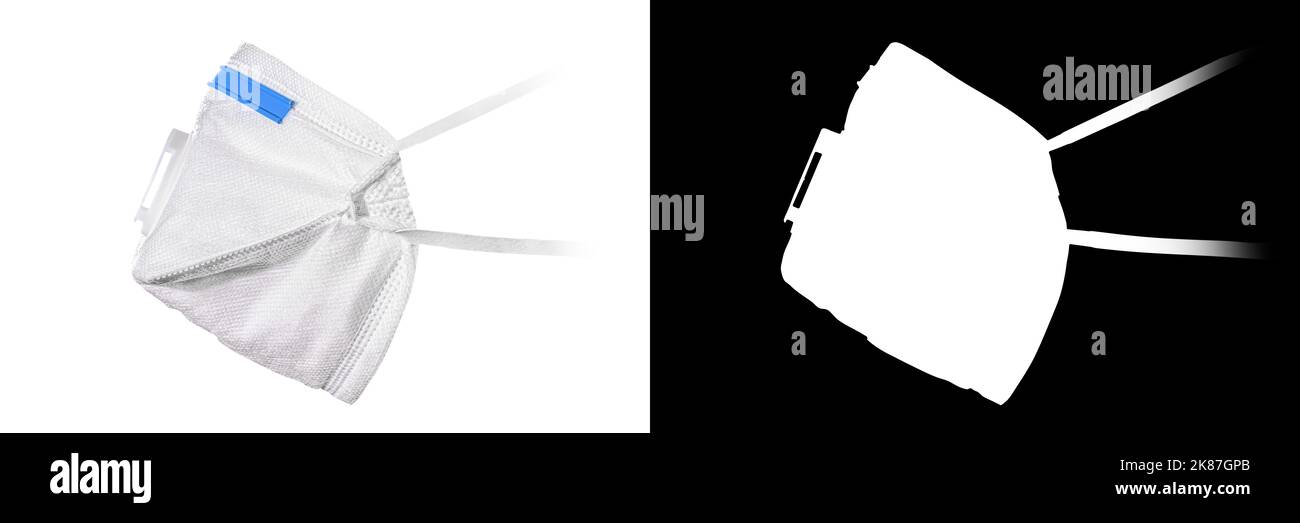 Disposable Respirator Mask FFP3, respiratory protection against Covid19, particles, dust, gases