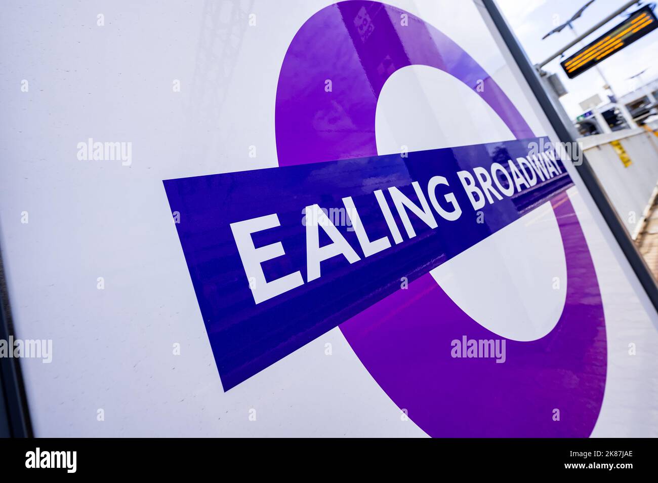 Ealing Broadway Elizabeth Line Station Stock Photo Alamy